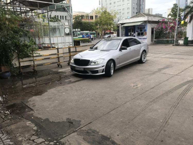 Quá trình dọn Mercedes  S Class w221