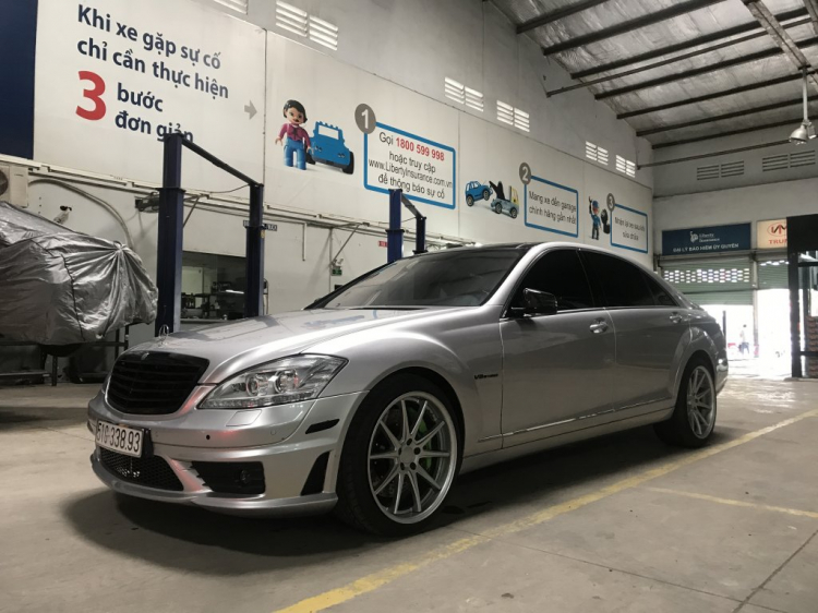 Quá trình dọn Mercedes  S Class w221