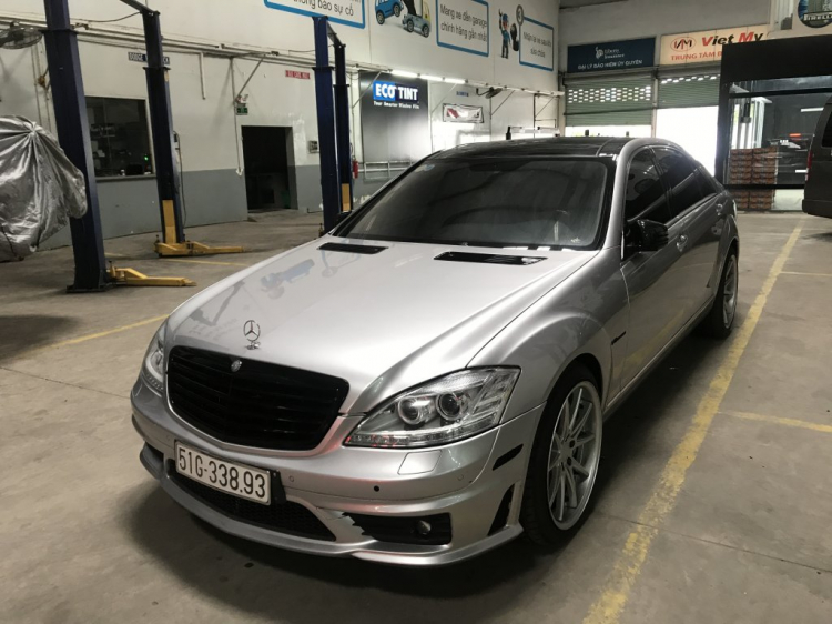 Quá trình dọn Mercedes  S Class w221