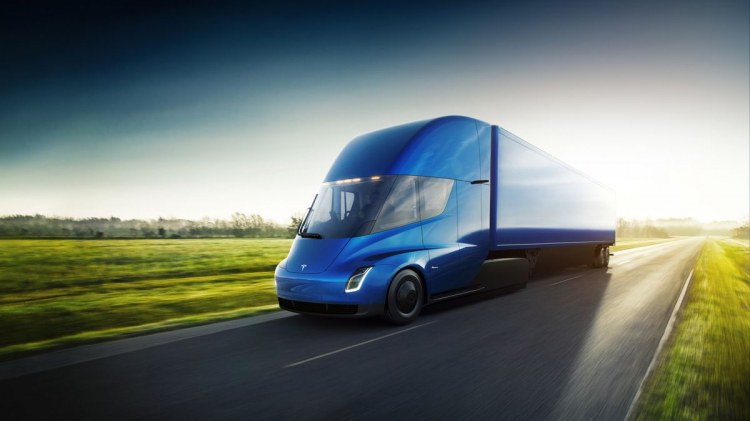 Pha tăng tốc ấn tượng của đầu kéo điện Tesla Semi