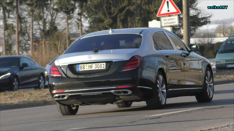 Mercedes-Maybach S-Class 2019 xuất hiện trên đường phố: sang trọng và quyền lực