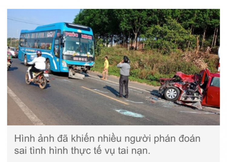 Lái xe khách của nhà xe Phúc Minh xử lý tình huống quá kém