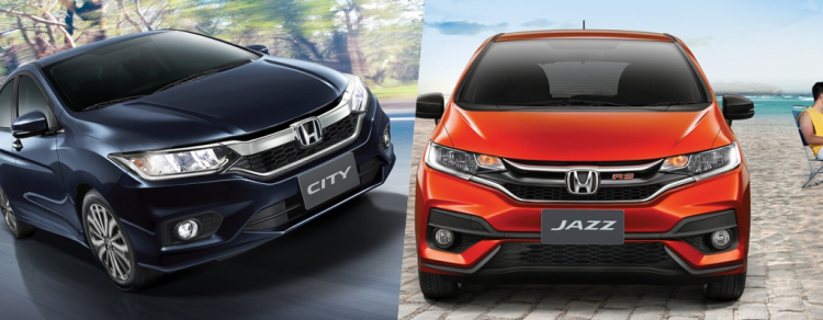 Honda Jazz RS và Honda City TOP: Các bác chọn xe nào?