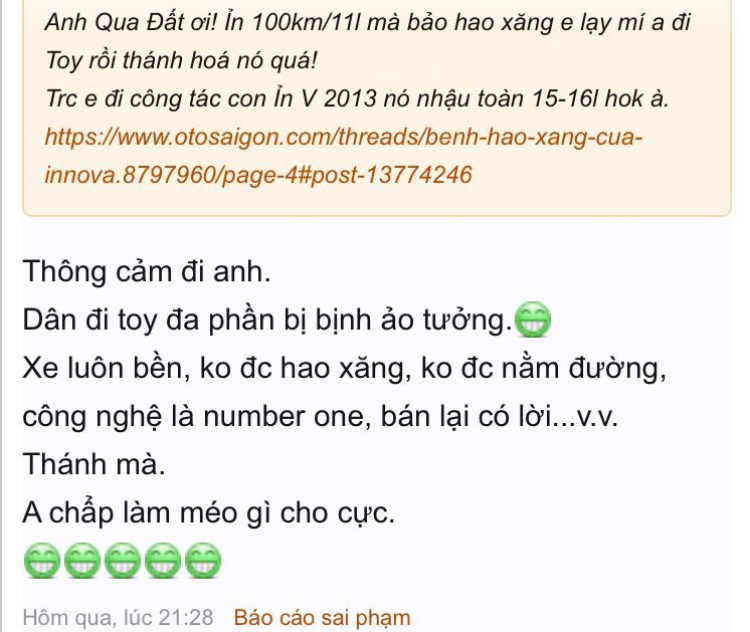 Xe ỉn venture 7,6L/100km