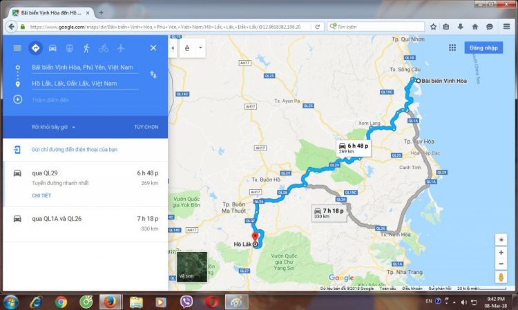 Từ Phú Yên đi Hồ Lak