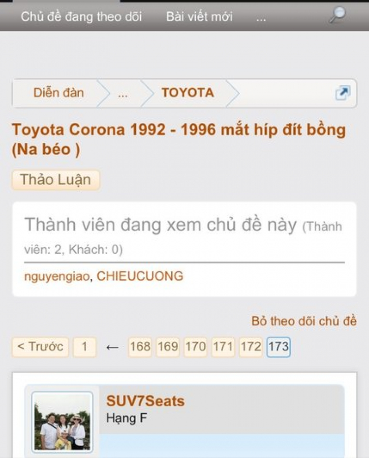 Toyota Corona 1992 - 1996 mắt híp đít bồng (Na béo )