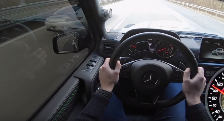 [Video] Mercedes-AMG GT R đua với G63 AMG độ 1.000 mã lực trên Autobahn