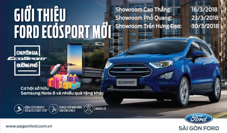 Lễ ra mắt New Ford Ecosport 2018