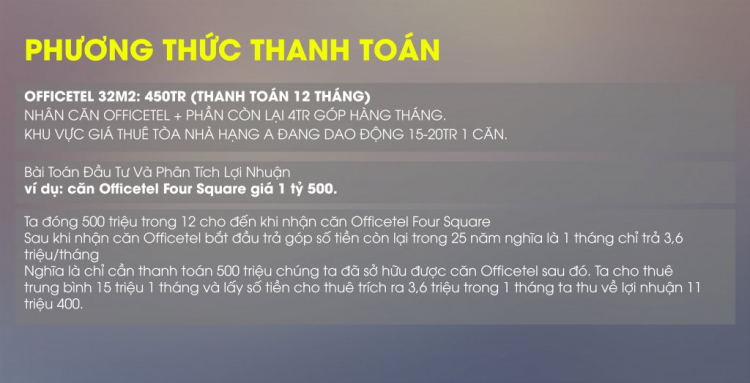dự án foursquare - MT Nguyễn Khoái - Q4
