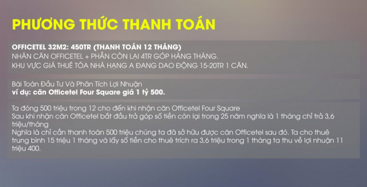 dự án foursquare - MT Nguyễn Khoái - Q4 dự án foursquare - MT Nguyễn Khoái - Q4