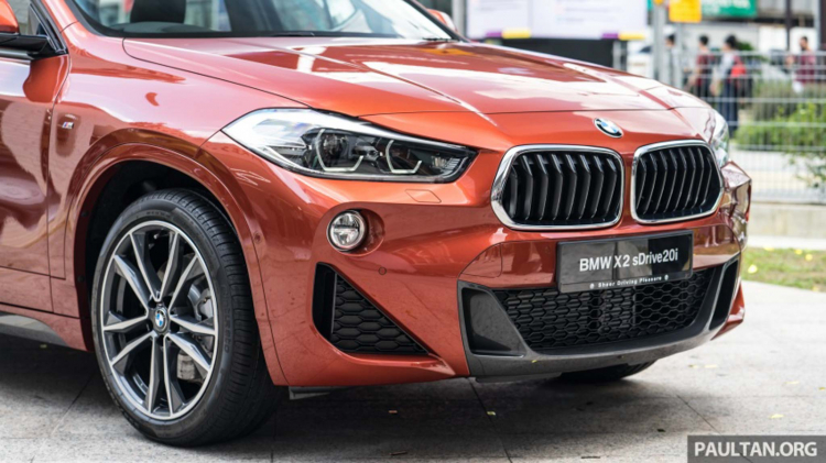 BMW X2 ra mắt tại Malaysia; xe có giá từ 1,8 tỷ đồng