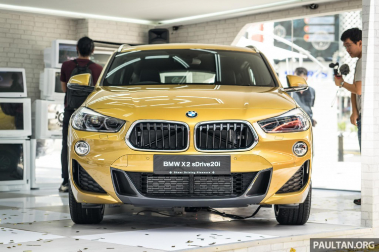 BMW X2 ra mắt tại Malaysia; xe có giá từ 1,8 tỷ đồng