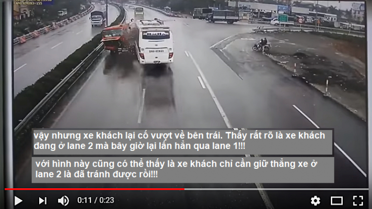 Vụ xe khách tông xe cứu hoả: Có cơ hội nào cho tài xế xe khách trong tình huống tương tự?