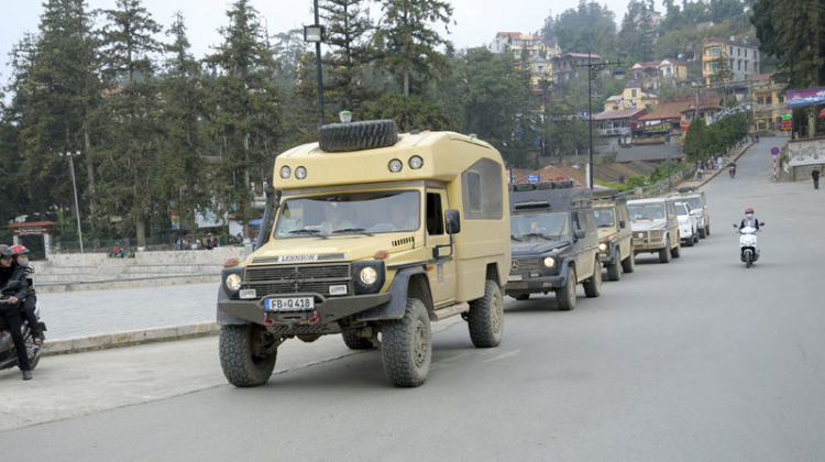 Trực tiếp: Đón đoàn Merecedes-Benz Offroad từ Đức đến Việt Nam