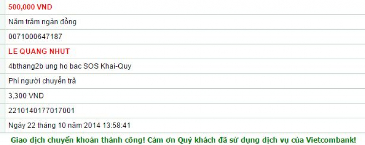 Một chia sẻ từ S.O.S (đã xin phép bác Lơ mong mod hỗ trợ) Một chia sẻ từ S.O.S (đã xin phép bác Lơ mong mod hỗ trợ)