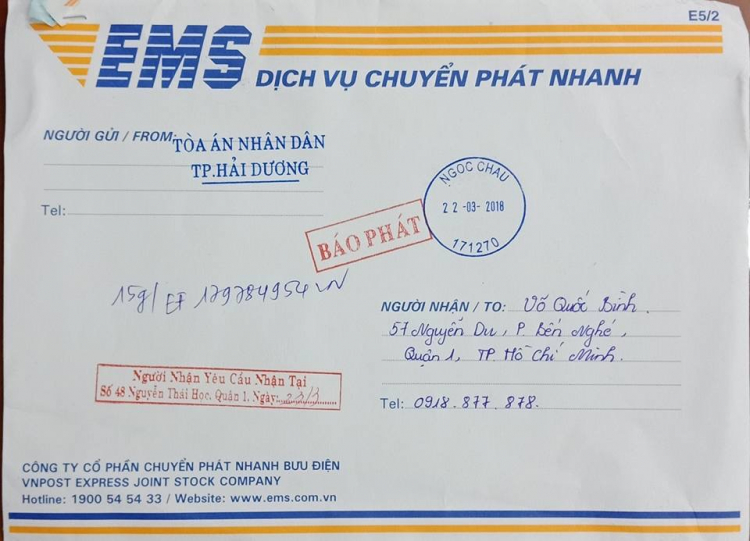 Tôi chính thức khởi kiện Ford Việt Nam Tôi chính thức khởi kiện Ford Việt Nam