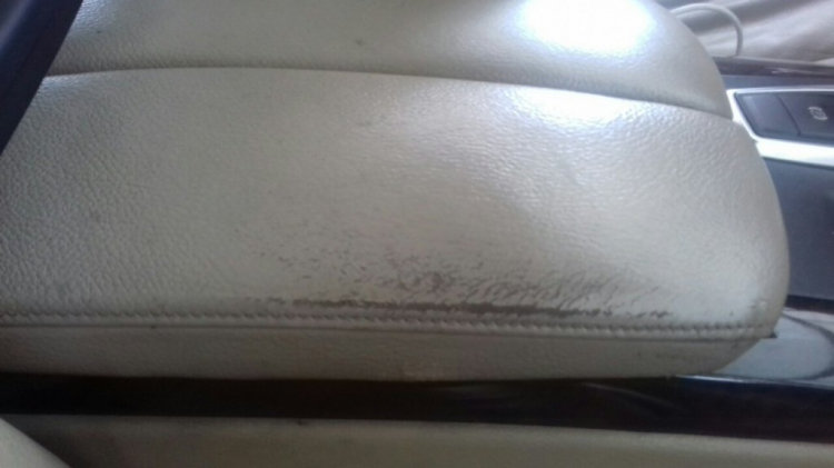 Ghế da BMW X5 bị sờn, bạc màu có sửa được không các bác?