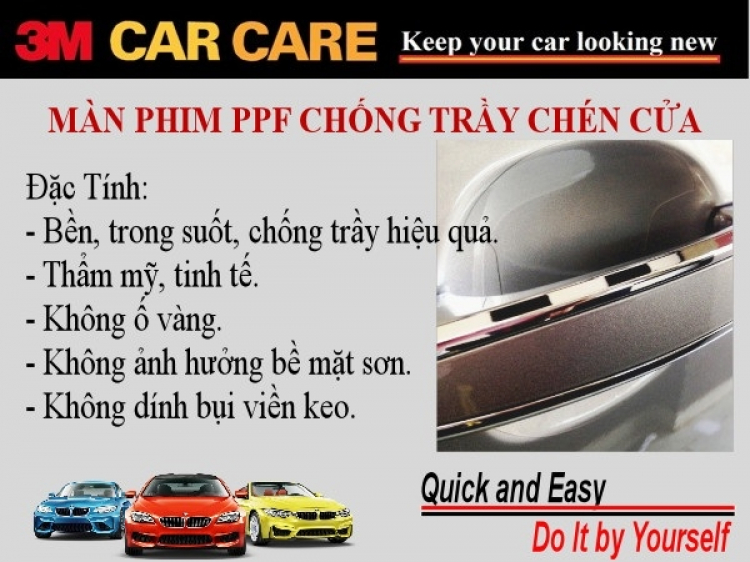 Chia Sẻ Kinh Nghiệm Sử Dụng Một Số SP CARCARE 3M DIY