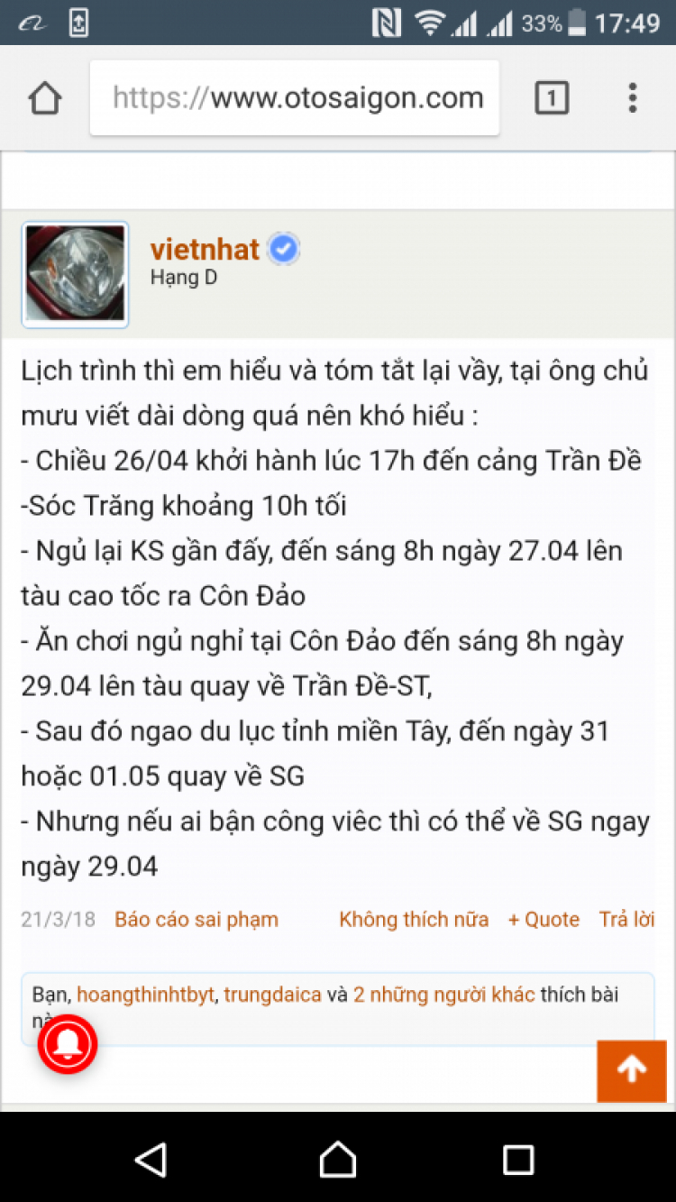 Jolie - Chiếc xe thân thiện