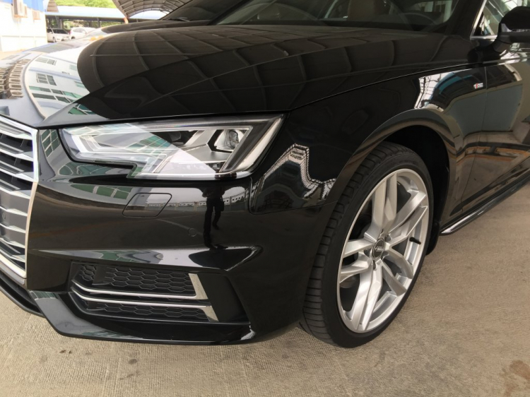 Vài nhận xét và nâng cấp xe Audi A4 B9 APEC VIETNAM 2017 LIMITED EDITION.