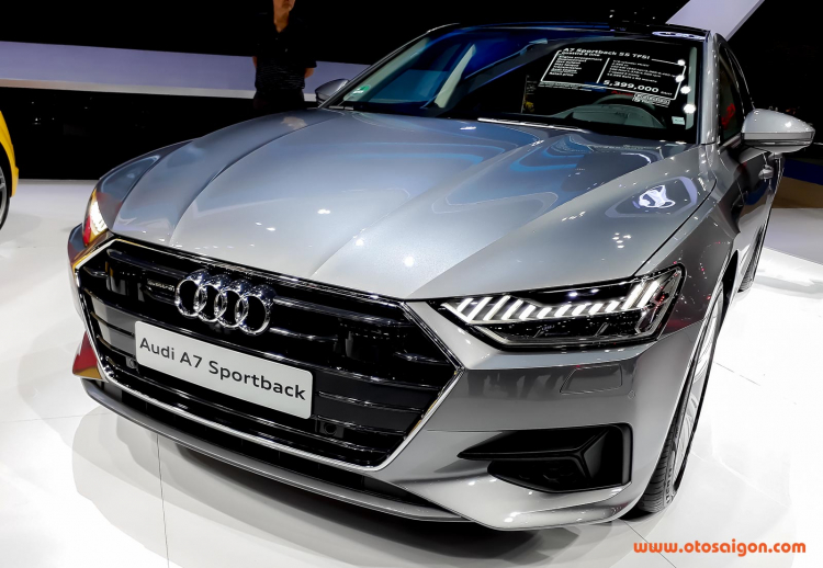 [BIMS 2018] Audi A7 Sportback 2019 "khoe" đường nét quyến rũ tại triển lãm