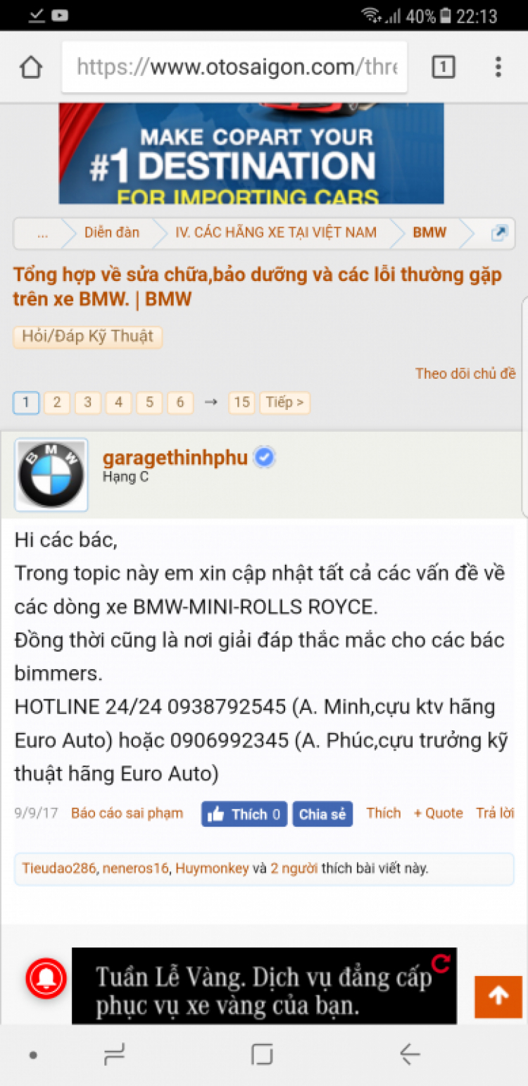 gara cho btw 320i 2011