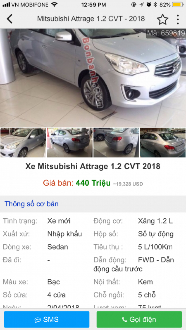 Đánh giá Mitsubishi Attrage của thành viên Otosaigon sau thời gian sử dụng