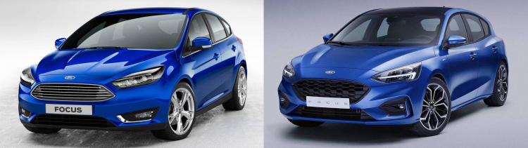 Những điểm mới về thiết kế của Ford Focus 2019 so với thế hệ trước