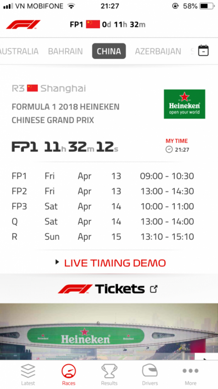 2018 Heineken Chinese Grand Prix
