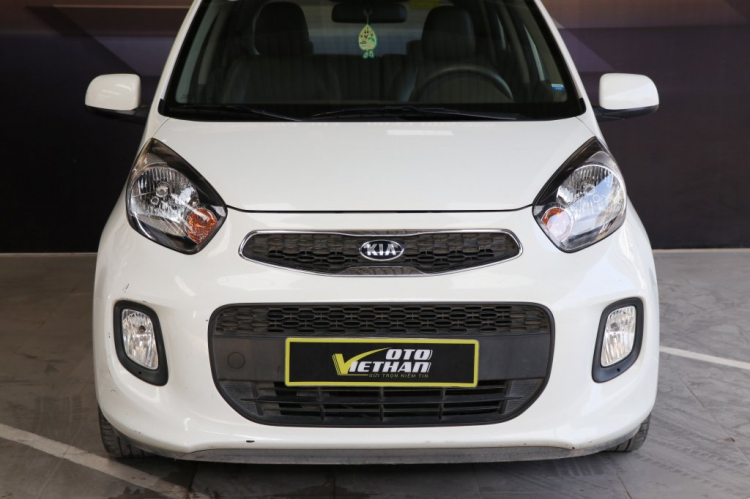 KIA MORNING 1.25MT 2016, trắng, bản EX, lăn bánh 50.000km