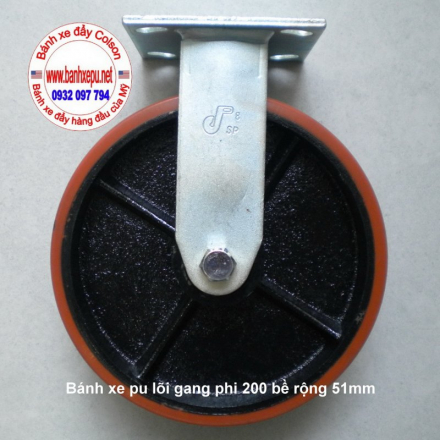 bánh xe đẩy pu chịu lực lõi gang sp colson phi 200 banhxepu.net.JPG