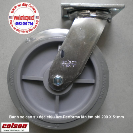 bánh xe cao su tổng hợp performa Colson phi 200 www.banhxepu.net.JPG