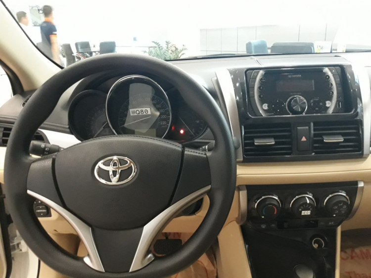 Bán Vios 1.5G 535 tr + KM 30 triệu,bản da cao cấp, hỗ trợ vay trả góp, thủ tục đơn giản