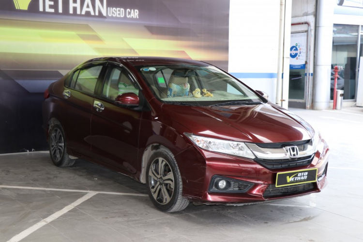 HONDA CITY 1.5AT 2016, màu đỏ, 67.000km, bstp