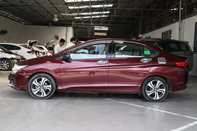 HONDA CITY 1.5AT 2016, màu đỏ, 67.000km, bstp