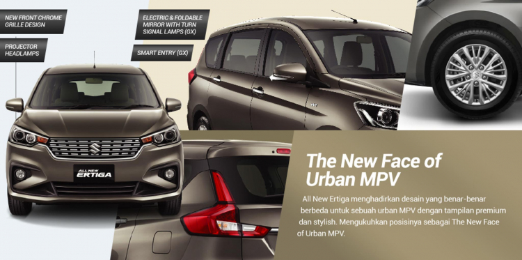 Suzuki Ertiga 2018 thế hệ hoàn toàn mới ra mắt; đổi mới động cơ và thiết kế
