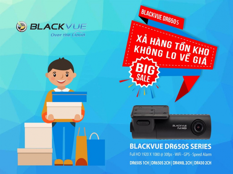 Xả hàng giá kho sản phẩm Camera hành trình công nghệ BlackVue