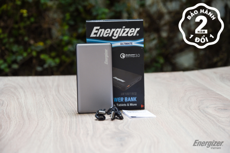 Pin dự phòng, sạc, cáp chính hãng Energizer bảo hành 2 năm 1 đổi 1 tại Energizer Việt Nam