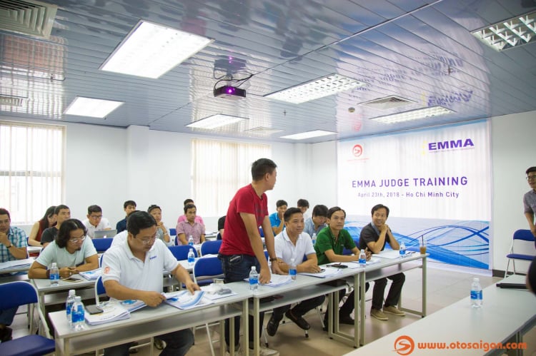 EMMA Việt Nam tổ chức thành công khoá đào tạo trọng tài âm thanh xe hơi 2018