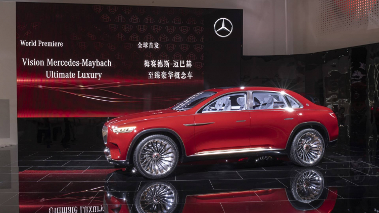 Chiêm ngưỡng Maybach Vision Ultimate Luxury Concept thực tế tại triển lãm Bắc Kinh