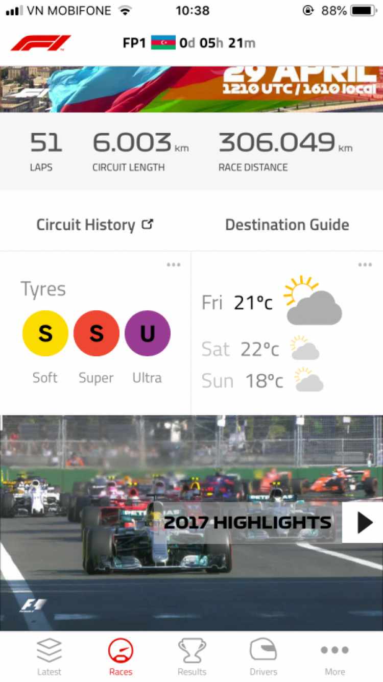 Azerbaijan GP 2018