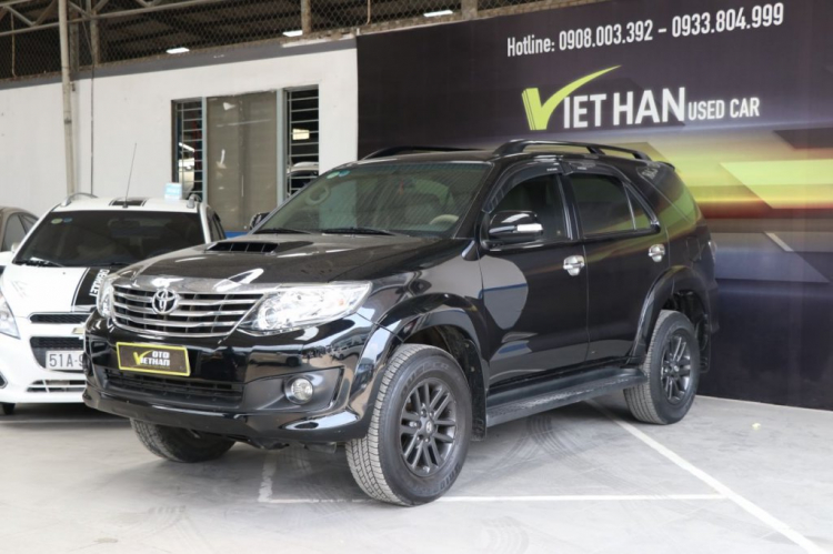 Toyota Fortuner G 2.5MT 2013, màu đen, 80.000km, hỗ trợ trả góp, giá thương lượng