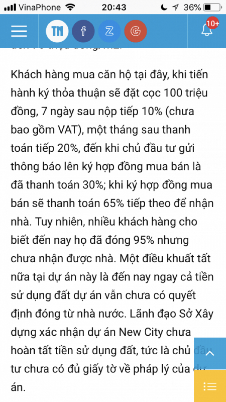 Chuyện đất Thủ Thiêm