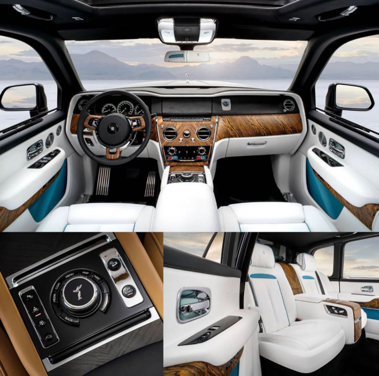 Rolls-Royce Cullinan 2019 lộ cụm điều khiển sang trọng, thêm chức năng off-road
