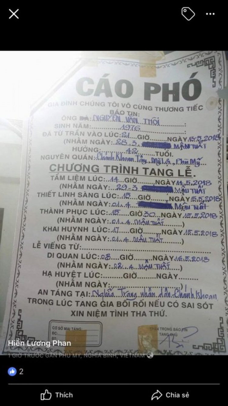 TIẾP NHẬN CHUYỂN GIAO TIỀN PHÚNG ĐIẾU TỚI GIA ĐÌNH HIỆP SĨ ĐƯỜNG PHỐ TỬ NẠN - Đã khoá sổ