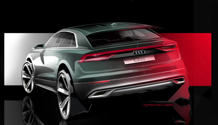 Audi Q8 lộ đuôi xe phong cách, hứa hẹn ra mắt vào tháng 6 năm nay