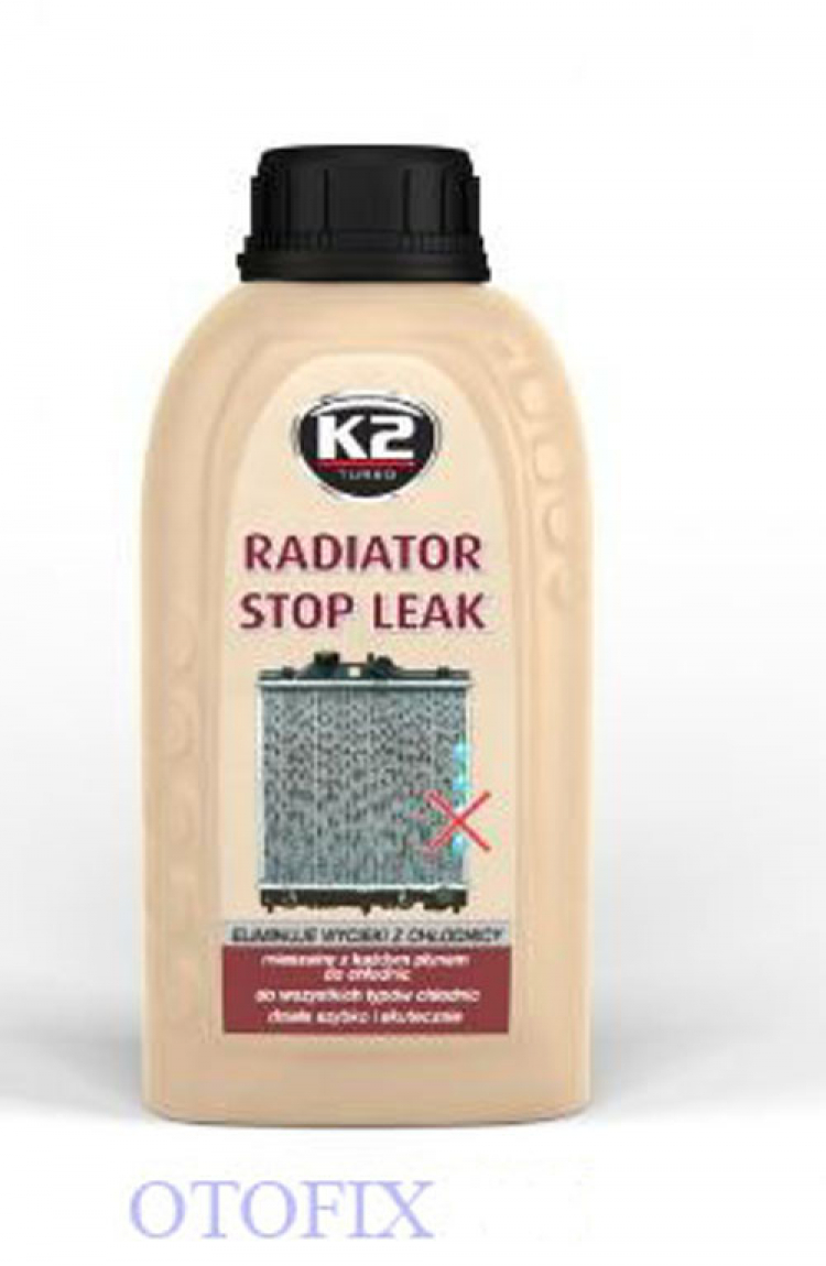 K2 radiator stop leak - dung dịch tự bịt chỗ rò rỉ do thủng, hở mối nối, gioăng két nước ô tô