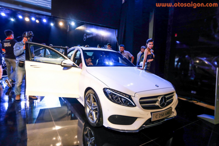 "Sờ" thực tế Mercedes-Benz C-Class 2015 ra mắt tại Việt Nam