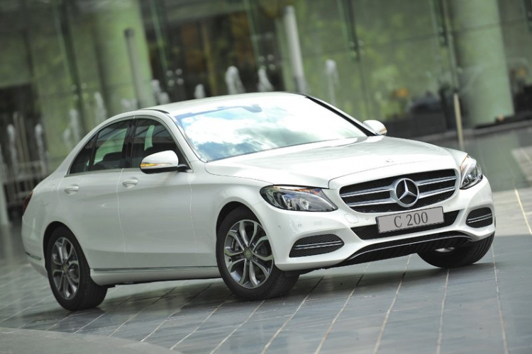 "Sờ" thực tế Mercedes-Benz C-Class 2015 ra mắt tại Việt Nam