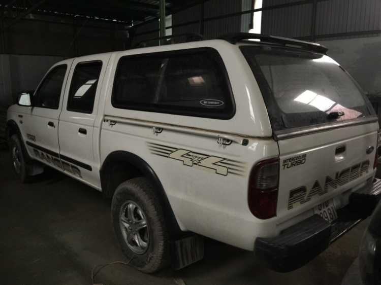 HCM-Bán xe bán tải Ford Ranger trắng 160.000 km - cc